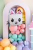 Balon Foliowy Koci Domek Gabi Kiciuś Panduś 65x57c