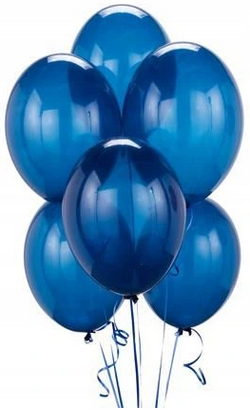 Balony pastelowe 12 cali, 25 szt., granatowy
