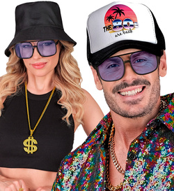 Okulary Przeciwsłoneczne NIEBIESKIE Disco