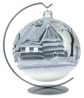 Stojak do bombek 200 mm, srebrny 1 szt.