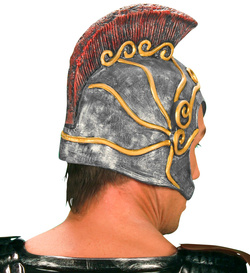Hełm Lateksowy Rzymianina Rycerz Gladiator
