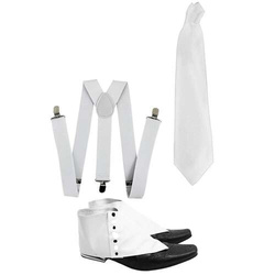 Zestaw Męski Lata 20: Krawat, szelki, nak.na buty