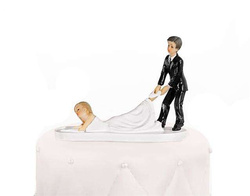 Figurka na tort Para Młoda, 13 cm, 1 szt.