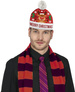 Zimowa Czapka Święteczna z Pomponem Renifer Rudolf
