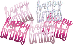 Konfetti HAPPY BIRTHDAY Urodziny Różowe 14g
