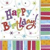 Serwetki Happy Birthday, 33x33 cm, 16 szt.