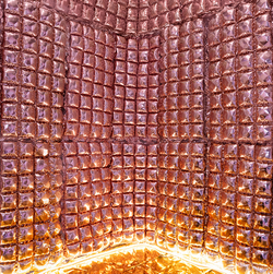 Balon foliowy różowe złoto kurtyna, 72x143cm