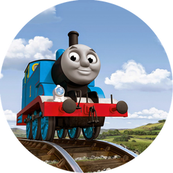 Opłatek tortowy 29 cm, Tomek i Przyjaciele 1 szt.