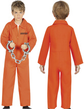 Strój Kostium Skazaniec WIĘZIEŃ Skazany 10-12 lat