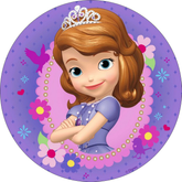 Opłatek tortowy 29 cm, Jej Wysokość Zosia 1 szt.