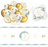 Zestaw Komunijny KOMUNIA Bieżnik Serwetki Balony