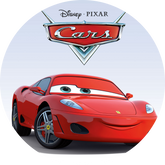 Opłatek tortowy 14 cm, Cars 1 szt.