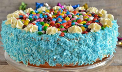 Posypka waflowa zielona 20 gram , 1op.