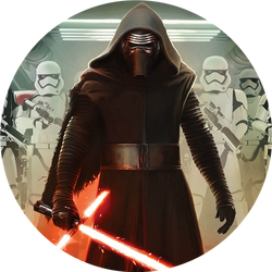 Opłatek tortowy 20 cm, Star Wars 1 szt.