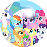 Opłatek tortowy 20 cm, 1 szt. My Little Pony