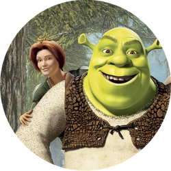 Opłatek tortowy 29 cm, Shrek 1 szt.