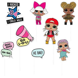 Rekwizyty do zdjęć LOL SURPRISE, 8 szt.