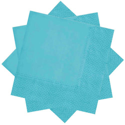 Serwetki 3-warstwowe 20szt Niebieskie (Light Blue)