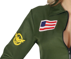 Strój Kostium Top Gun PILOTKA Myśliwca, 44-46 XL