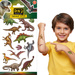Tatuaże Zmywalne DINOZAURY Dino Urodziny 12szt.