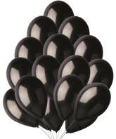 Balony G110 pastel 12" - czarne/ 25 szt.