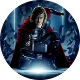 Opłatek tortowy 14 cm, Avengers 1 szt.