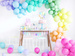 Balony Pastelowe Fioletowe Urodziny 12cm 100szt.