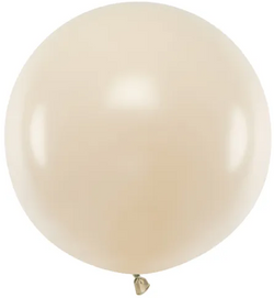 Balon okrągły 60 cm, nude