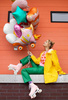 Balon foliowy Rolka, 74x51cm, mix
