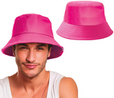 Kapelusz Czapka Bucket Hat Różowa Neonowa Disco