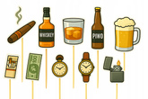 Toppery Pikery GENTLEMAN Whisky Cygaro, 10szt.