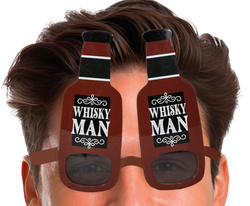 Okulary Imprezowe Butelki WHISKY Whiskey Fotobudka