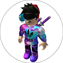 Opłatek tortowy 20 cm, Roblox 1 szt.