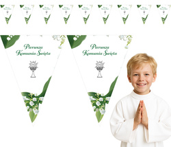 Baner Girlanda Flagietki Komunijny KONWALIE