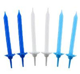 Świeczki urodzinowe 24/12, kolekcja niebieska