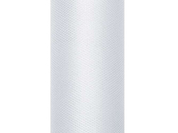 Tiul gładki, j. szary, 15cm x 9m, 1szt.