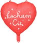 Balon foliowy Serce ''Kocham Cię'', 45cm