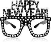 Okulary Diamenty HAPPY NEW YEAR Sylwester Czarne