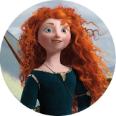 Opłatek tortowy 14 cm, Merida Waleczna 1 szt.