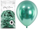 Balony Glossy, 30 cm (14") butelkowy zielony 50szt