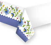 Obrus Papierowy Folk Łowicz Ludowy Kwiat 120x180cm