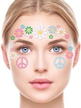 Naklejki Biżuteria Ozdoba na Twarz HIPPIS