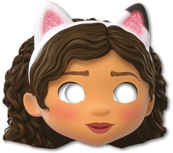 MASKI Papierowe KOCI DOMEK GABI Bajka Urodziny 6sz