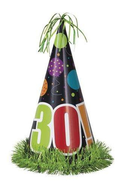 Zestaw dekoracyjny na 30 urodziny, 1 kpl.