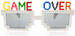 OKULARY Pixele GAME OVER Imprezowe Fotobudka Bal