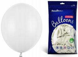 Balony St. 27cm (12") Pastel Pure White, 100szt.