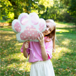 Balon Foliowy ŁAPKI Łapy Pieska Psa 49x50cm 3szt.