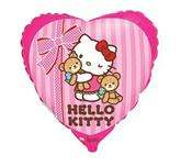Balon foliowy 18" Hello Kitty z misiami, 1 szt.