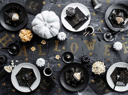 Baner Halloween, czarny, 20x175cm, 1 szt.