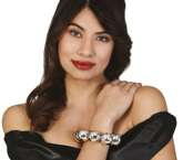 Bransoletka Kule Disco Lata 70, 1szt.